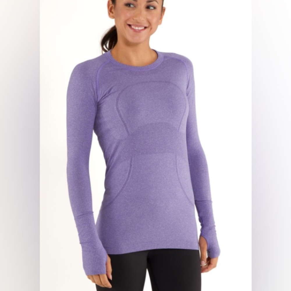 Lululemon Purple Run Swiftly Tech Long Sleeve